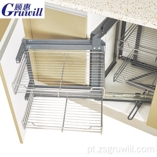 Armário de cozinha Pull Out Drawer Magic Corner